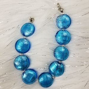 Blue Glass Bracelet
